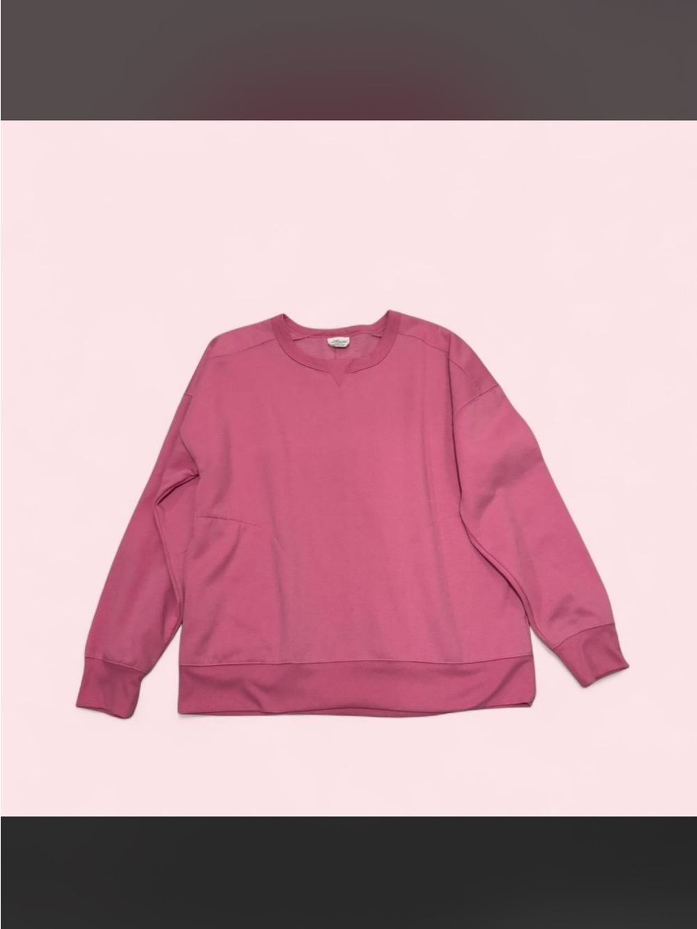 Pink Crewneck Sweatshirt